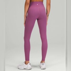 Wunder Train high rise legging 28-inch in vintage plum